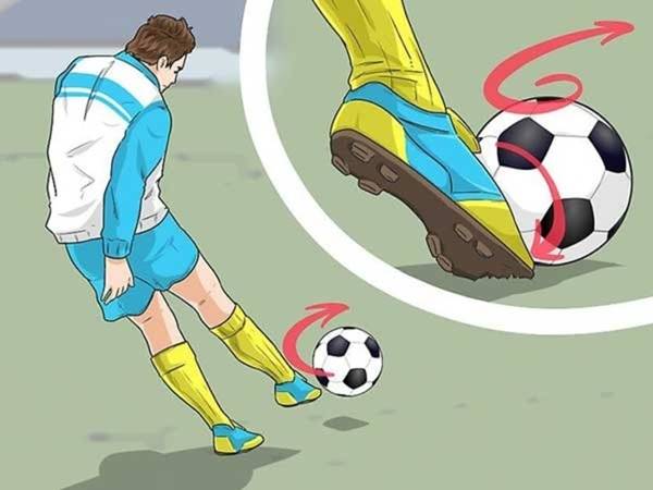 Kỹ thuật đá bóng bằng mu bàn chân chuẩn xác nhất