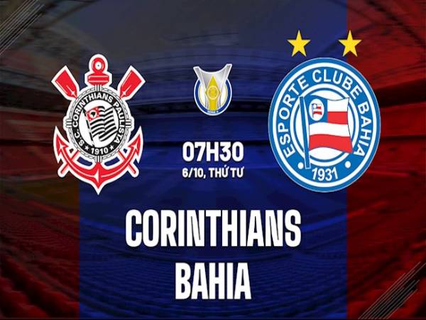 Soi kèo tỷ số Bahia vs Corinthians