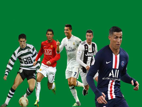 Tổng giá trị chuyển nhượng của Ronaldo