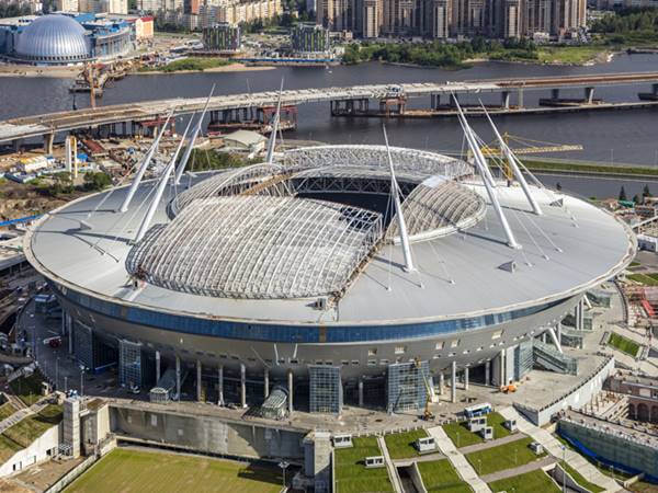 Khám phá sân vận động Saint Petersburg nổi tiếng nước Nga