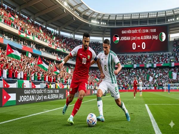 Số liệu thống kê về Jordan gặp Algeria hôm nay ngày 23/6