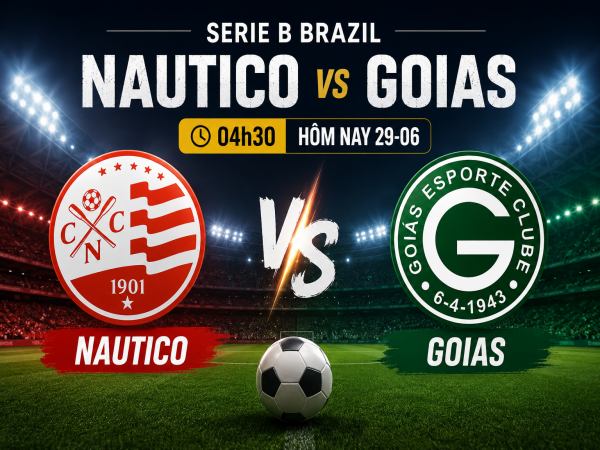 Số liệu về đội hình dự kiến Nautico gặp Goias hôm nay