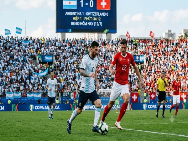 Số liệu thống kê về Argentina gặp Thụy Sĩ hôm nay ngày 12/7
